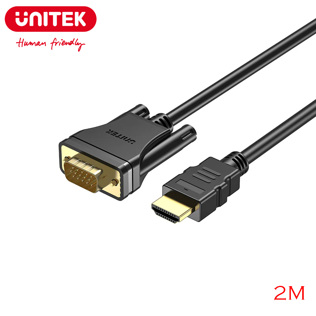 HDMI to VGA Cable 2M Unitek V1185A01